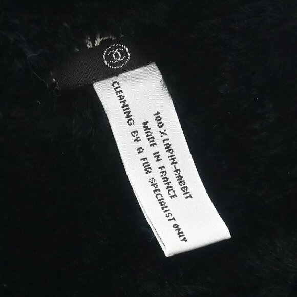 Vintage 01A Chanel Black Fur Bracelet Bangle Wristband CHANEL | Jewelry | Chanel Black Fur Bracelet Bangle  main image 2